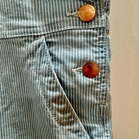 Universal Thread Blue Overalls Corduroy Texture - Picture 3 of 5